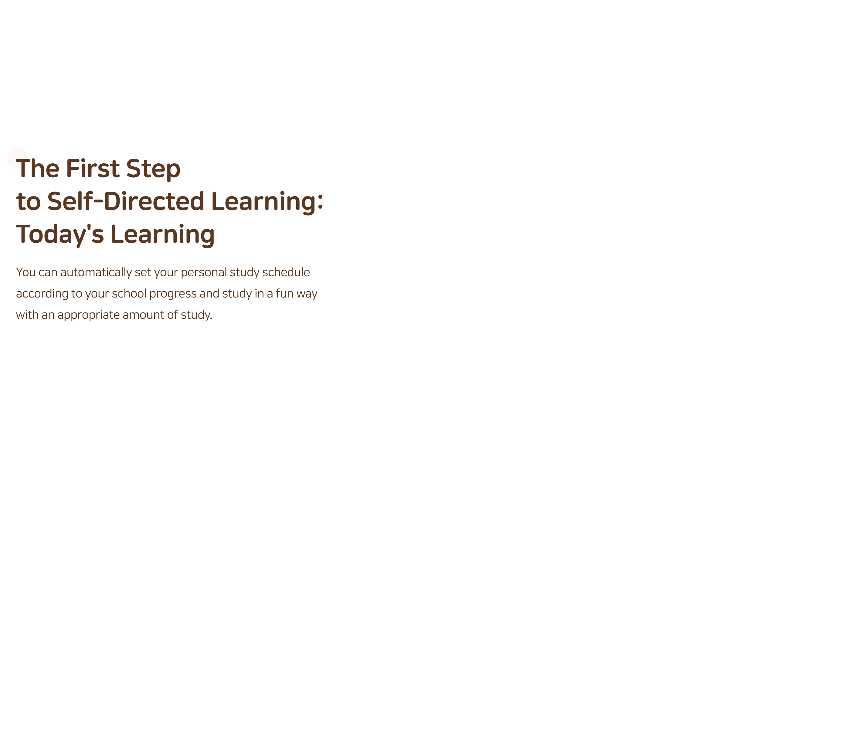 The First Step to Self-Directed Learning: Today's Learning