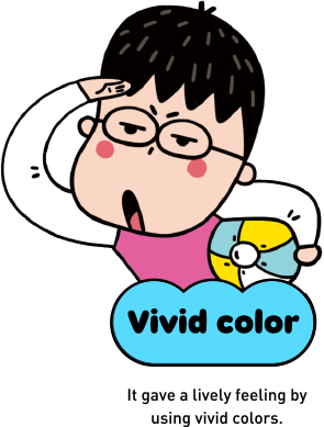 Vivid color